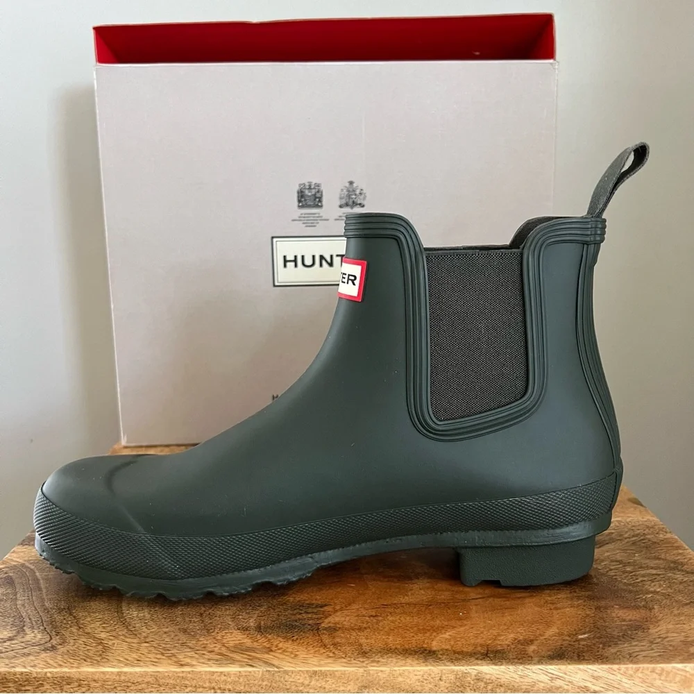 HUNTER| Original Chelsea Dark Olive - Picture 3 of 12